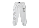 Geedup Co x Trapstar Team Logo x Irongate T Trackpant - White Marle/Blue